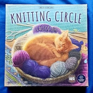 NEW Knitting Circle A Calico Family Board Game BONUS Flatout AEG Kickstarter NIB